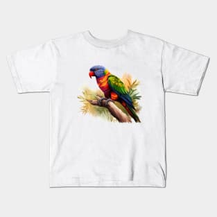 Rainbow Lorikeet Kids T-Shirt